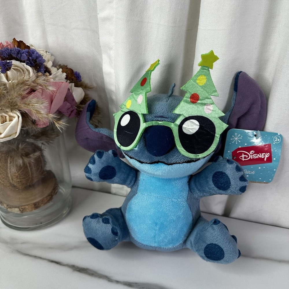 Disney Lilo And Stitch 9" Plush Christmas‎ Stuffed Animal X-mas 2025 Collectible